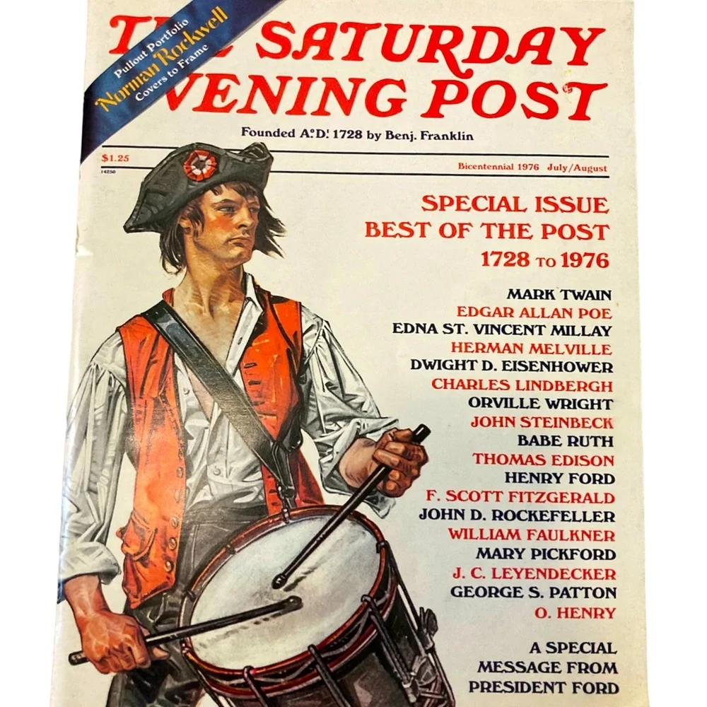 The Saturday Evening Post Magazine Best of Post 1728-1976 Bicentennial Edition